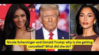 Nicole Scherzinger and Donald Trump: why is she getting cancelled? What did she do?