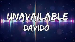 Davido - UNAVAILABLE (Official Video) ft. Musa Keys (Lyrics)