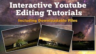 Interactive Milky Way Editing Tutorials