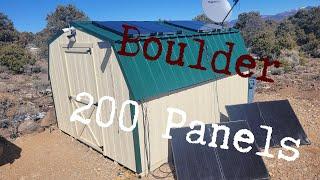 Off-Grid Goal Zero 200W Panels on a Shed