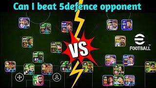 Can I Beat 5 Defence? Division Match In Efootball 2025 Mobile