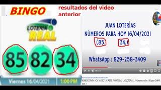 PALE PERFECTO OTRA VEZ CON JUAN LOTERIAS EL PALE 8534 