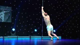 Alex Shchukin - Showcase - Greek Pole Dance Championship 2015 by RAD Polewear