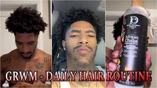 GRWM - Daily Hair Routine | Lilplayaplaya