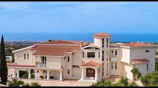 Paphos Cyprus Mansion with Spectacular Mediterranean Sea Views