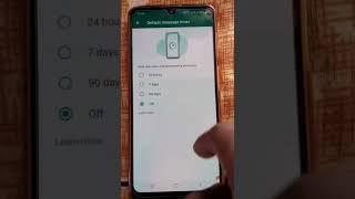 WhatsApp features update|| default message timer#shorts 