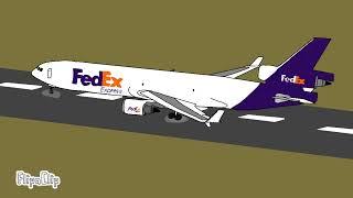 Federal express flight 80 Crash animation mini animation [FCPCI]