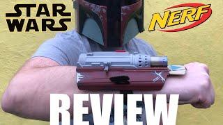 REVIEW Star Wars Nerf Mandalorian Rocket gauntlet