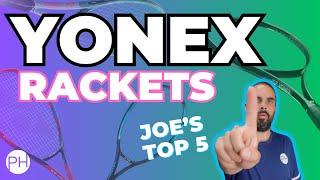 REVIEW: TOP 5 YONEX RACKETS | Tennis Coach | Racket Review | PH Tennis