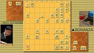 Famous Shogi Games: BONANZA vs WATANABE (Mar. 21st, 2007)