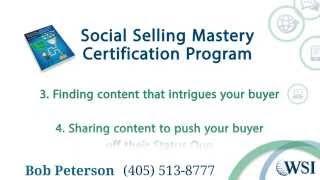 Building a Social Selling Program - A 12 Step Training program