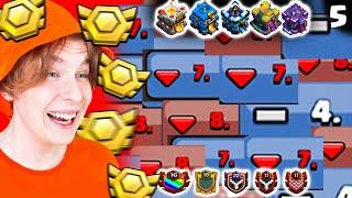 ОФИГЕННО ТАЩИМ ЛВК с 5 КЛАНОВ в Clash of Clans - День 5