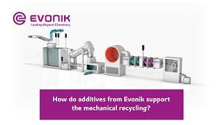 How do additives from Evonik support the mechanical recycling process? | Evonik
