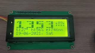 FL PROG & Arduino, метеостанция+часы на LCD 2004