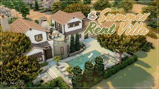 Летняя съемная вилла│Строительство│Summer Rent Villa│SpeedBuild│NO CC [The Sims 4] #sims4 #sims