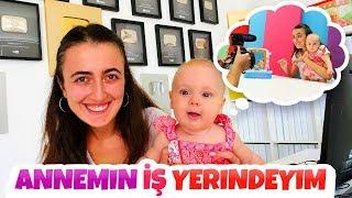 Anne Vlog. Sevcan Derin'e çalıştığı stüdyoyu gezdiriyor! Bebek bakma videosu