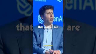 Skills matter in A.I generation - Sam Altman