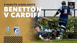 3 Minute Highlights: Benetton v Cardiff | Round 15 | Guinness PRO14 2020/21