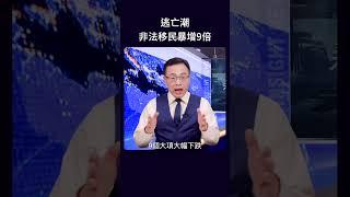 逃亡潮 非法移民暴增9倍