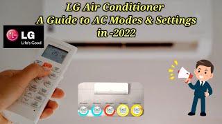 Lg Ac remote settings 2022 /remote guide II LG Air Conditioner 6 in 1 Features