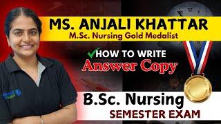 HOW TO WRITE ANSWERS IN BSC NURSING | BSC NURSING 2024 | bsc nursing 1st sem | BSC NURSING SEMESTER