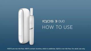 How to use IQOS 3 DUO | IQOS UK