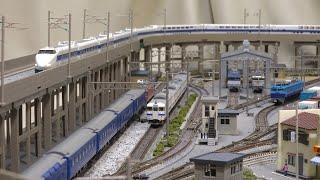 福岡編 新幹線のあるNゲージ鉄道模型固定レイアウトN scale model railroad layout