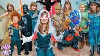 Magic Costume Fashion Show with Kate and Lilly - Superheroes, Ninjas, and More!