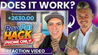 Earn $2.00 Every 60 Seconds With your PHONE! (PayPal Hack) Make Money Online Reaction