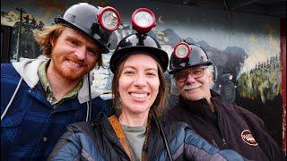 Touring an OLD MINE  + COWBOY Lunch! | Exploring Crowsnest Pass in Bellevue, ALBERTA, Canada 