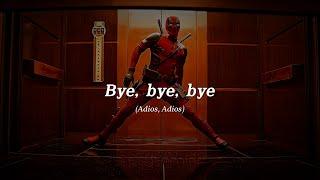 "𝘽𝙖𝙗𝙮, 𝘽𝙮𝙚, 𝘽𝙮𝙚, 𝘽𝙮𝙚 "// Deadpool //Bye, Bye, Bye - NSYNC// (𝒔𝒍𝒐𝒘𝒆𝒅)