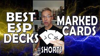 Magician reveals BEST MARKED ESP cards  #shorts