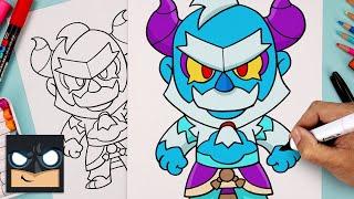 How To Draw Yeti Sam | Brawl Stars