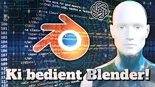 Künstliche Intelligenz ändert alles: ChatGPT erstellt Szenen in Blender | Tutorial