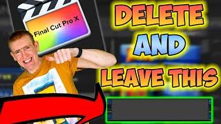 DELETING CLIPS and not destroying your timeline in Final Cut Pro X