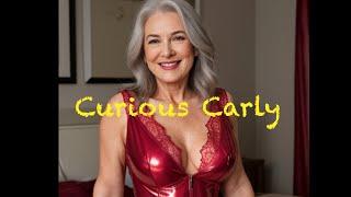 Curious Carly fashion style model over 50 y.o.