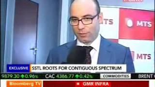 Dmitry Shukov, CEO, MTS India talking about the need to auction contiguous spectrum