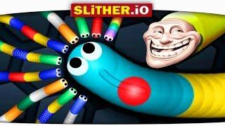 КАК ВСЕХ ОБХИТРИТЬ в Slither.io?? УБИЙСТВО ЧЕРВЕЙ!! Охота на ТОП #1!!