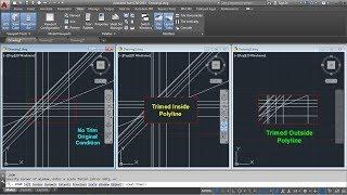 AutoCAD Trim Everything Outside or Inside Polyline, Boundary, Polygon  | AutoCAD Tips and Tricks