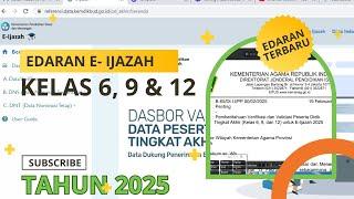 EDARAN TERBARU PENERBITAN E-IJAZAH TAHUN 2025