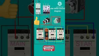 #star delta control connection|#how to conection star delta #trending short video