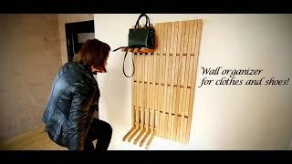 Wall-Mounted Organizer. Oak!!