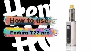 Innokin T22 Pro - How to use