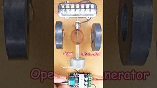 How Generator Works • Dc Motor Generator | #dcmotor #tech #generator #youtubeshorts #motor