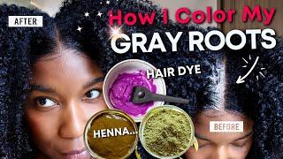 How I Color My GRAY HAIR Permanently - QUICK & Easy