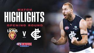 Brisbane v Carlton Highlights | Opening Round, 2024 | AFL