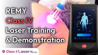 Remy Class 4 Laser Demonstration and Training with 27 Watt REMY QUAD