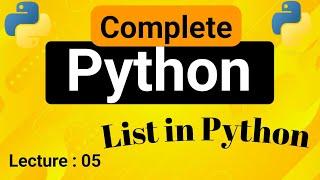 LIst in Python  | Python Tutorial for Beginners