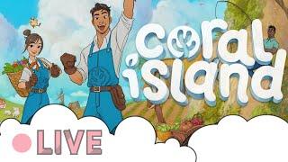  LIVE Coral Island ASMR │Friday Cozy Farming (Maybe some Ooblets too)