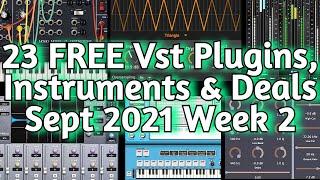 23 Best New FREE VST PLUGINS, Vst Instruments, SAMPLE PACKS & Huge Deals - SEPTEMBER 2021 Week 2